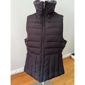 Kenneth Cole Reaction Chocolate Brown Warm Layering Down Puffer Vest Jacket Sz L